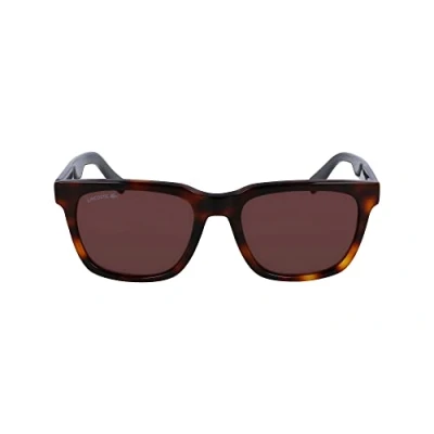 Abbildung von Lacoste Unisex Sonnenbrille, Größe: 54, Havana