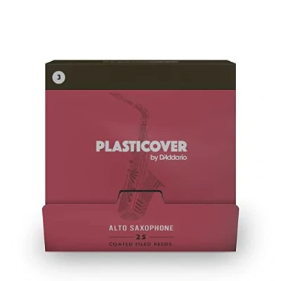 Abbildung von D&#039;Addario Plasticover by Blätter für Altsaxophon, Stärke 3,0, 25er Packung