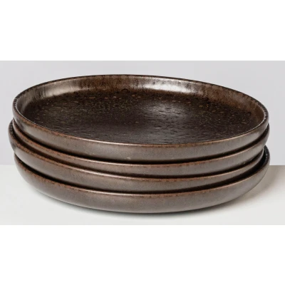 Abbildung von gipfelstück Dessertteller &quot;Glockenklang&quot;, (Set, 4 St.), Scandi Style, glänzende Reaktivglasur, jedes Stück ein Unikat
