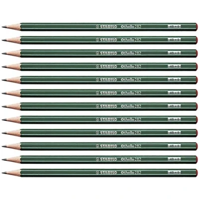 Abbildung von Bleistift STABILO Othello 12er Pack Härtegrad 4B
