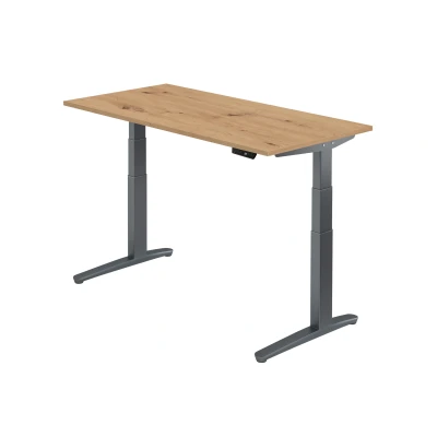 Abbildung von Hammerbacher Schreibtisch XBHM16 Asteiche/Graphit