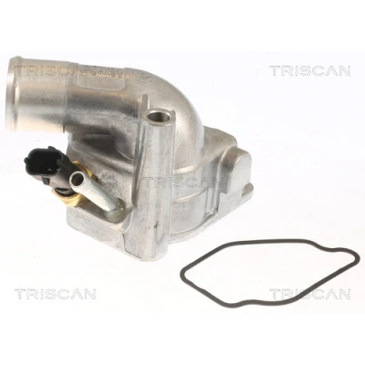 Abbildung von TRISCAN 8620 15492 Kühlwasserthermostat 92C mit Dichtung Sensor Gehäuse OPEL: Meriva A, Astra H Schrägheck, Caravan, SAAB: 9 3 Kombi