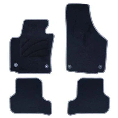 Abbildung von OCC Design Passgenaue Fußmatten für Seat Leon Mk2 (2005 2012), 5 Stück, dunkelgrau