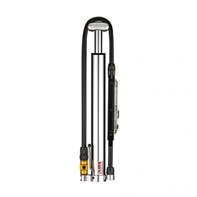Abbildung von LEZYNE Minipumpe CNC Micro Floor Drive Digital HVG, Silber glänzend 90PSI, 30cm, 1 MP MFDR V206HVDG, 30,0cm