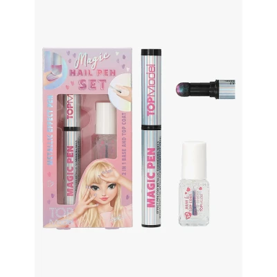 Abbildung von Depesche 13498 TOPModel Nagellack Effekt Stift Beauty and Me, Nagel Set mit und magischem Stift, für coole Metallic Looks