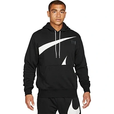 Abbildung von Nike Herren Swoosh Kapuzenpullover, Black/White, XL