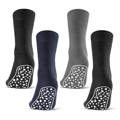Abbildung von 2 4 6 Paar ABS Socken Damen Herren Anti Rutsch Stoppersocken 21395 WP (4 39 42)