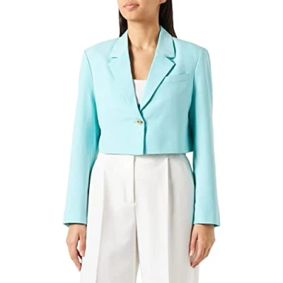 Abbildung von JJXX Women&#039;s JXMARY Cropped SN Blazer, Aruba Blue, S