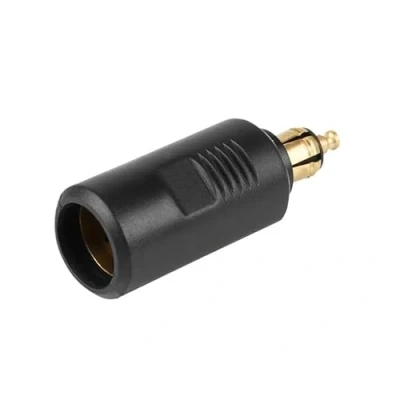 Abbildung von Web Truck Adapter MIT DIN STECKER UND Euro BUCHSE, 12V 24V 16A, KURZ DIN/ISO PKW LKW Motorrad Roller ATV