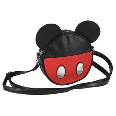 Abbildung von Cerdá Bolso Bandolera Mickey Rucksack, 18 cm, Schwarz (negro)