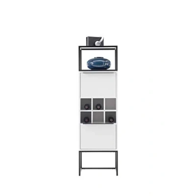 Abbildung von MCA furniture Highboard &quot;Lille&quot;, (1 St.), mit LED Beleuchtung, Wohnzimmerschrank in Eiche Artisan NB