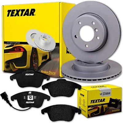 Abbildung von TEXTAR PRO+ HC BREMSSCHEIBEN 312mm + BELÄGE VORNE 312x25mm / NUR für PR Nummer 1LJ