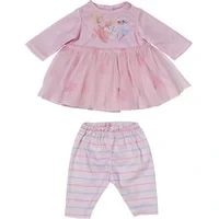 Abbildung von BABY born Kleid rosé mit Langen Armen, Tüll Rock und Leggins für 36cm Puppen, 838792 Zapf Creation