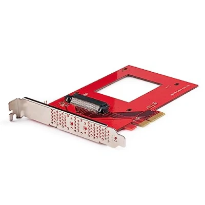 Abbildung von StarTech.com U.3 PCIe Adapter Karte 4.0 x4 für 2.5 Zoll NVMe SSDs SFF TA 1001 PCI Express Add in U 3 SSD auf Adapterkarte (PEX4SFF8639U3)