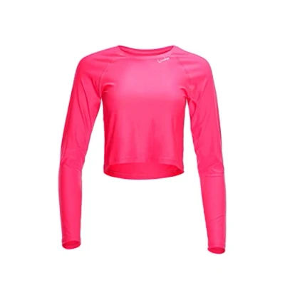 Abbildung von Winshape Langarmshirt, Damen, Größe: Medium, Neon pink