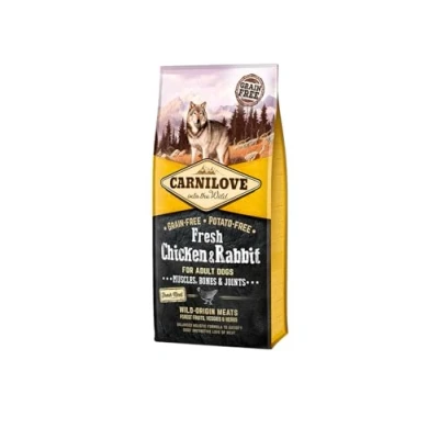Abbildung von Carnilove Dog Fresh Chicken &amp; Rabbit for Adult varianten 12 kg