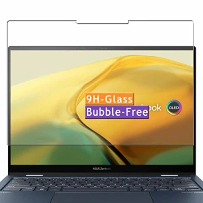 Abbildung von Vaxson 9H Härte Glas Folie, kompatibel mit ASUS Zenbook 14 Flip OLED UP3404 14&quot; Laptop Sichtbarer Bereich, gehärtetem Schutzfolie Displayschutzfolie