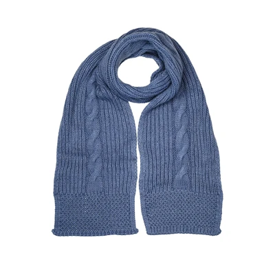 Abbildung von COLLEZIONE ALESSANDRO Wollschal &quot;Zopf&quot;, Made in Italy, warm
