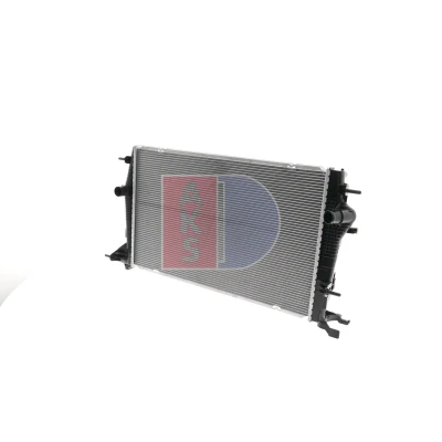 Abbildung von AKS DASIS 180106N Kühler, Motorkühlung Aluminium 652 403 26 Kühlrippen gelötet RENAULT: GRAND SCENIC 3, 3