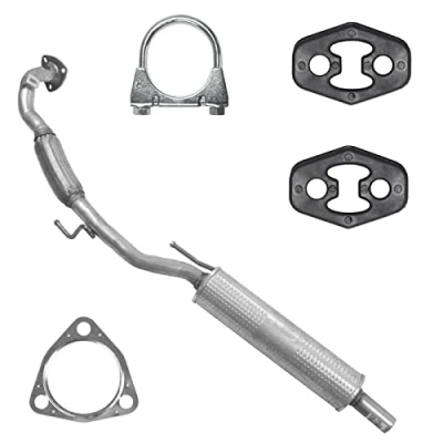 Abbildung von Vorschalldämpfer Auspuff für Seat Ibiza 3 III 6L 4 IV 6J Skoda Roomster 1 I 5J Fabia 2 II VW Polo 9N 5 V 6R 1.2
