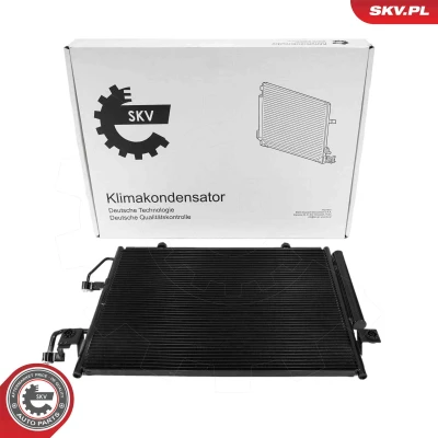 Abbildung von ESEN SKV 86SKV462 Klimakondensator mit Trockner Aluminium 661mm MITSUBISHI: Pajero IV (V80) 3.2 DI D 4WD, 3.0 3.8 V6, 2007