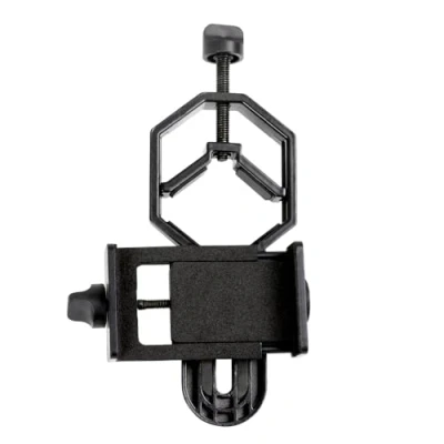 Abbildung von Celestron 81035 einfacher Smartphone Adapter Kompatibel mit Teleskopen, Ferngläsern, Spektiven und Mikroskopen. Nehmen Sie Bilder Videos durch Ihr Okular auf. Schwarz