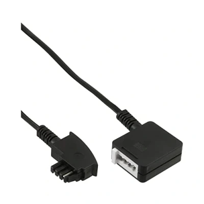 Abbildung von Inline InLine® TAE F Verlängerung, Stecker / Buchse, 3m Telefonkabel