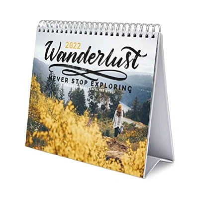 Abbildung von Grupo Erik Tischkalender 2022 Wanderlust Kalender Tischplaner Planer 2022, CS22010, Gelb