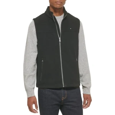 Abbildung von Tommy Hilfiger Herren Polar Vestpolar Fleece Weste, schwarz, XXL