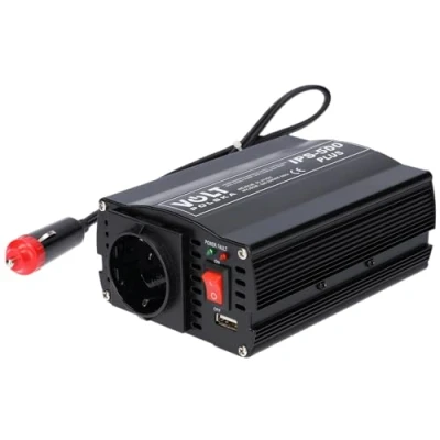 Abbildung von Spannungswandler 24V auf 230V 350W 500W Wechselrichter Inverter USB Reiner Sinus