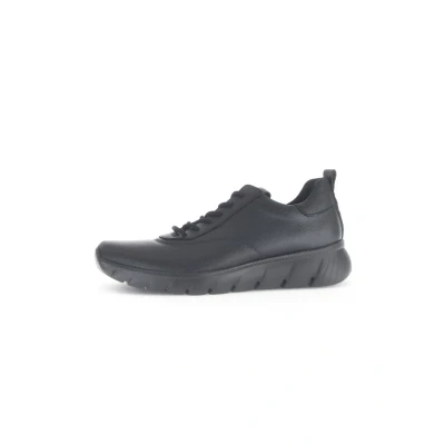 Abbildung von Gabor Damen Low Top Sneaker, Frauen Halbschuhe,Best Fitting,straßenschuhe,Strassenschuhe,Sportschuhe,Turnschuhe,schwarz (schwarz),40 EU / 6.5 UK