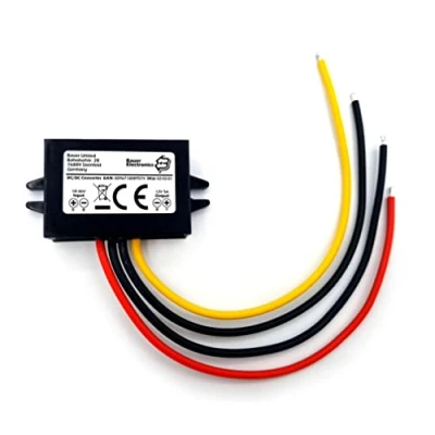Abbildung von Bauer Electronics DC 18V 36V zu 12V Spannungs wandler 5A 60W regler 24 V 12 Netzteil Strom adapter stabilisator begrenzer LKW Step down Buck Converter Volt