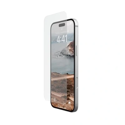 Abbildung von URBAN ARMOR GEAR Tempered Glass Displayschutzglas Apple iPhone 16 Plus (Zweifach gehärtetes Glas, Anti Fingerabdruck, Inkl. Montagekit, Ultra klar)