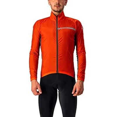 Abbildung von Castelli Squadra Stretch Fiery Red/Dark Gray S Jacke