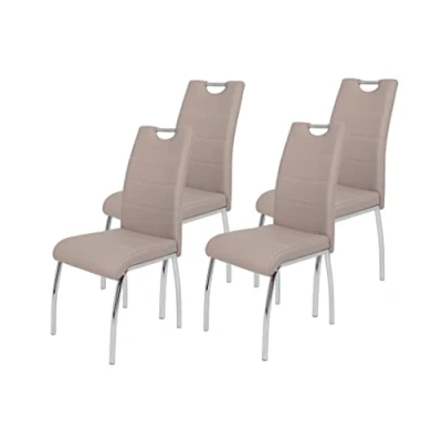 Abbildung von HELA 4 Fußstuhl &quot;Susi&quot;, (Set), St., Kunstleder, 2 oder Stück