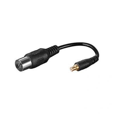 Abbildung von Goobay 67227 Antennen Adapter Koax Buchse auf MCX Stecker, 1 Stück