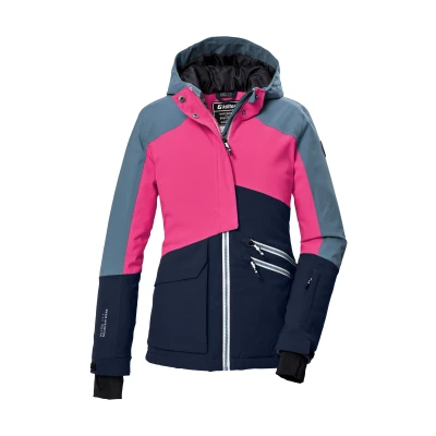 Abbildung von killtec Mädchen Skijacke/Funktionsjacke mit Kapuze und Schneefang KSW 405 GRLS SKI JCKT, dunkelnavy, 140, 42092 000