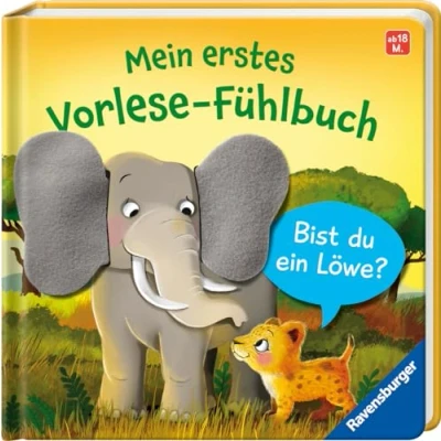 Abbildung von Ravensburger Buch &quot;Pappbilderbuch, Mein erstes Vorlese Fühlbuch: Bist du ein Löwe?&quot;, FSC schützt Wald weltweit