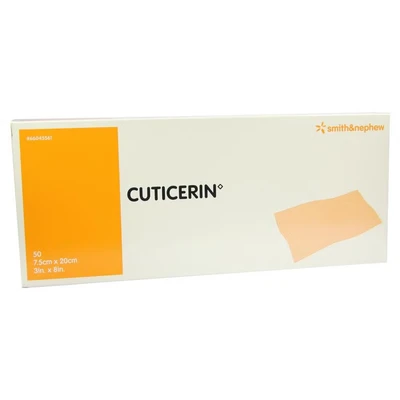 Abbildung von Cuticerin 7,5x20 cm Gaze mit Salbenbeschichtung 50 St