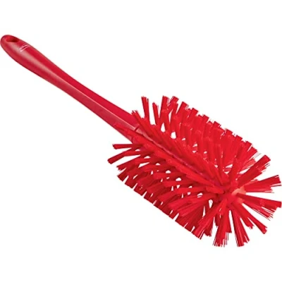 Abbildung von Vikan Ultra Hygiene Rohrbürste Mittelharte Fasern 430mm Ø90mm Rot