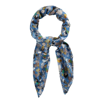 Abbildung von Codello Peanuts TUCH MIT Snoopy &amp; CO Schal, Damen, Größe: One Size, Blau