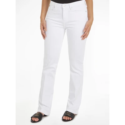 Abbildung von Tommy Hilfiger MID RISE Flared Jeans, Damen, Größe: 33x32, Th optic white