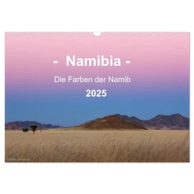 Abbildung von Namibia Die Farben der Namib (Wandkalender 2025 DIN A3 quer), CALVENDO Monatskalender