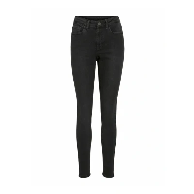 Abbildung von Vila SKINNY fit JEANS &quot;VISARAH RW BLK BUB00 NOOS&quot;