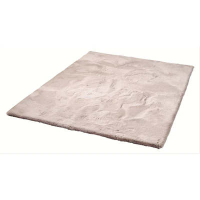 Abbildung von Dekowe Fellteppich &quot;Roger Deluxe&quot;, rechteckig, Kunstfell, Kaninchenfell Haptik, besonders weicher Hochflor