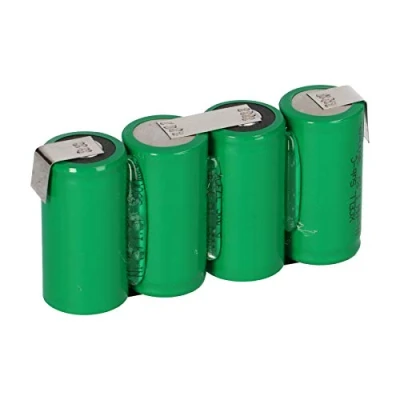 Abbildung von 4er Reihe Akku Akkupack Sub C 3600mAh 4,8V NiMH mit Lötfahne F1x4