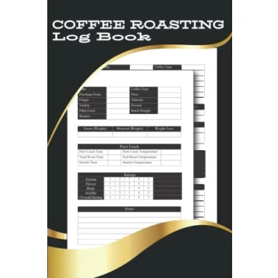 Abbildung von Coffee Roasting Log Book: Roast Book, Roaster Record Book to and Track Details