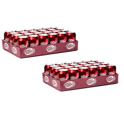 Abbildung von 24x Dr. Pepper Original Alkoholfreies Kohlensäurehaltiges Getränk mit Fruchtgeschmack 330ml Einwegdose