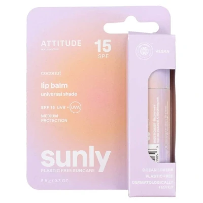 Abbildung von Attitude Sunly Lip Balm Coconut SPF 15 8.5gr