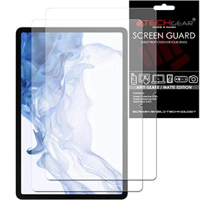 Abbildung von TECHGEAR 2 Stück Anti Glare Matt Displayfolie Kompatibel mit Samsung Galaxy Tab S9 11 Zoll, Displayfolie, Matte Blendschutz Schutz Folie für 2023 (SM X710 / SM X716)
